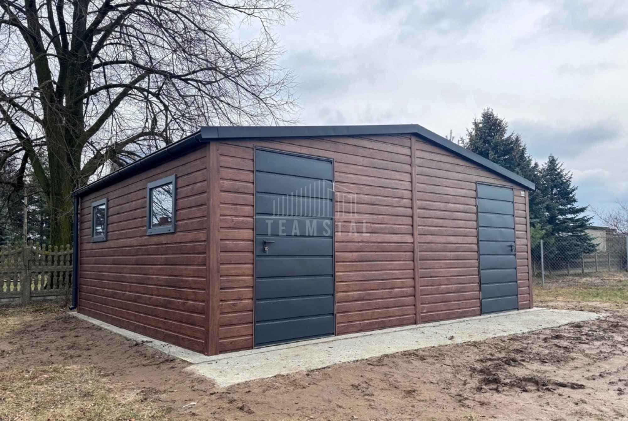 Schowek  - domek ogrodowy 6x4m - 2x drzwi - 4x okno  rynny dach TS1149 Jarocin - zdjęcie 2