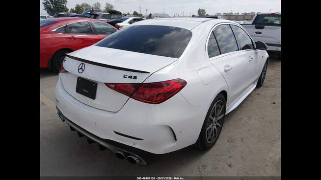 Mercedes C 43 AMG AMG 43 / 4Matic / niski przebieg Wrocław - zdjęcie 4