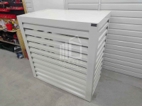 Osłona klimatyzatora – pompy ciepła 120x40x140 cm biały ID1148 Opole - zdjęcie 2