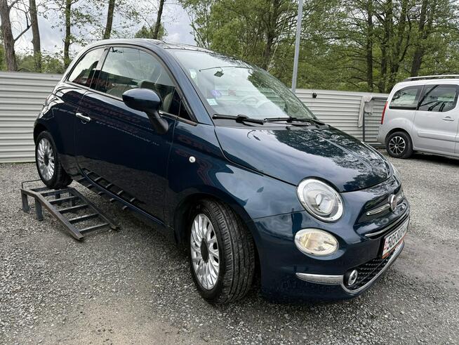 Fiat 500 Klimatyzacja. Asystent pasa. Pół-skóra. Rybnik - zdjęcie 4