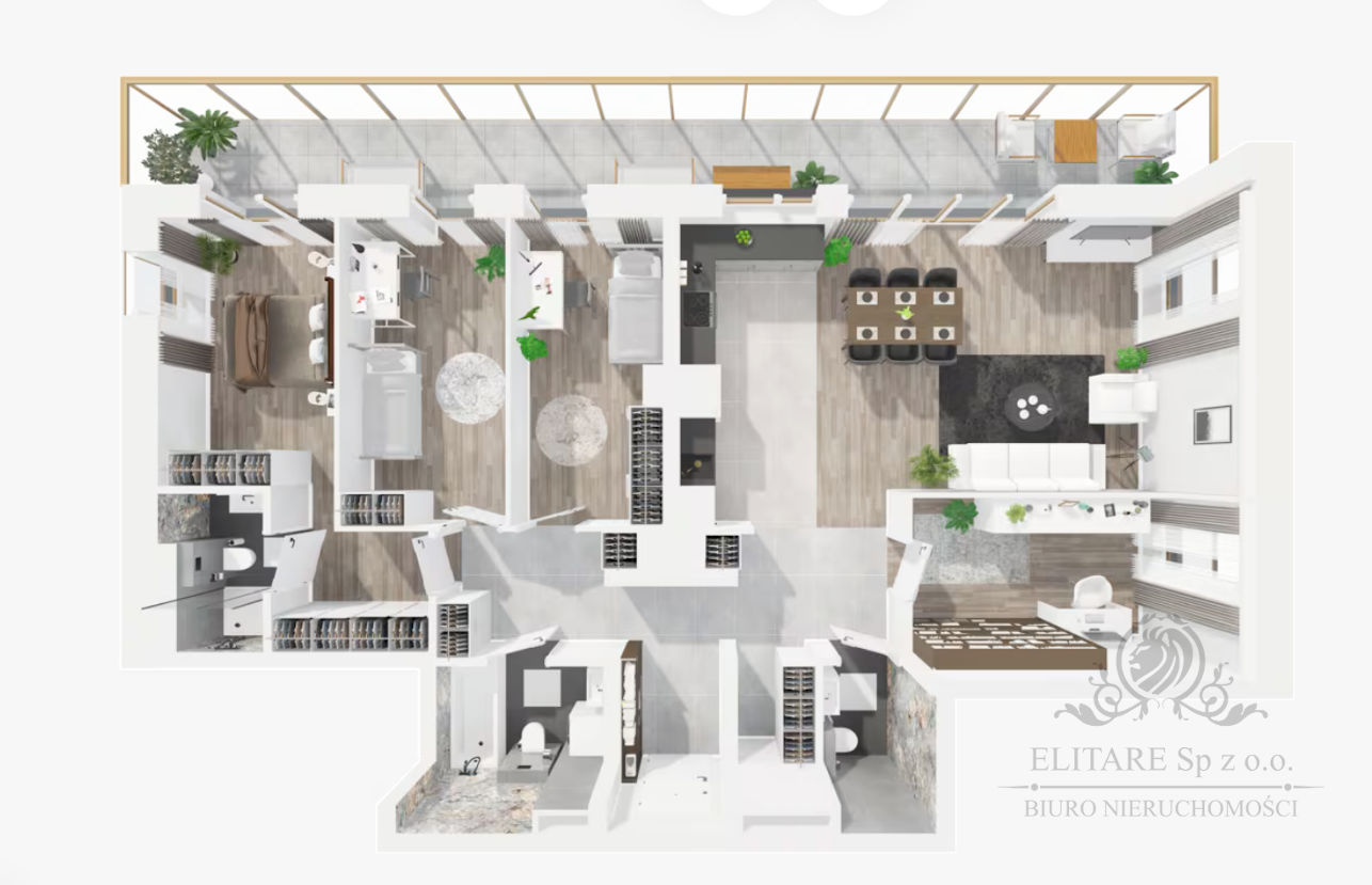 Apartament 107,79m2, 5 pokojowe z balkonem 23,82m2/Reymonta, Wrocław Wrocław - zdjęcie 8