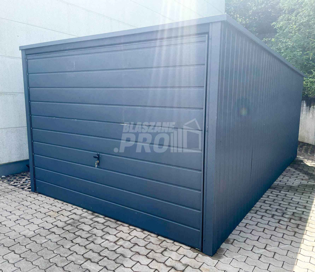 Garaż blaszany 3x6 Brama uchylna  spad w tył GP192 Kalisz - zdjęcie 4