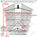Wirnik 3 ramkowy nierdzewny do miodarki, Kosz do wirówki 3 plastrowej Jaśliska - zdjęcie 8