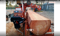 Tartak Mobilny Trak Taśmowy Przejezdny Obwoźny