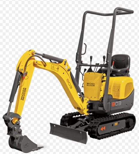 Wynajem minikoparki 1 tona 1.8 t, 2.5 t, 3.5 tony z młotem i wiertnicą Dąbrowa Górnicza - zdjęcie 3