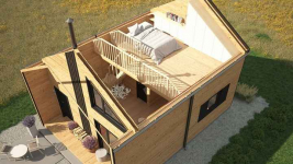 Drewniany Domek 5×8 m Całoroczny – Wytrzymała Konstrukcja Bemowo - zdjęcie 3