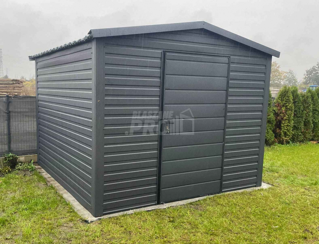 Domek Ogrodowy 3x3 Drzwi Dach dwuspadowy Blachodachówka Antracyt GP237 Jastrzębie-Zdrój - zdjęcie 2