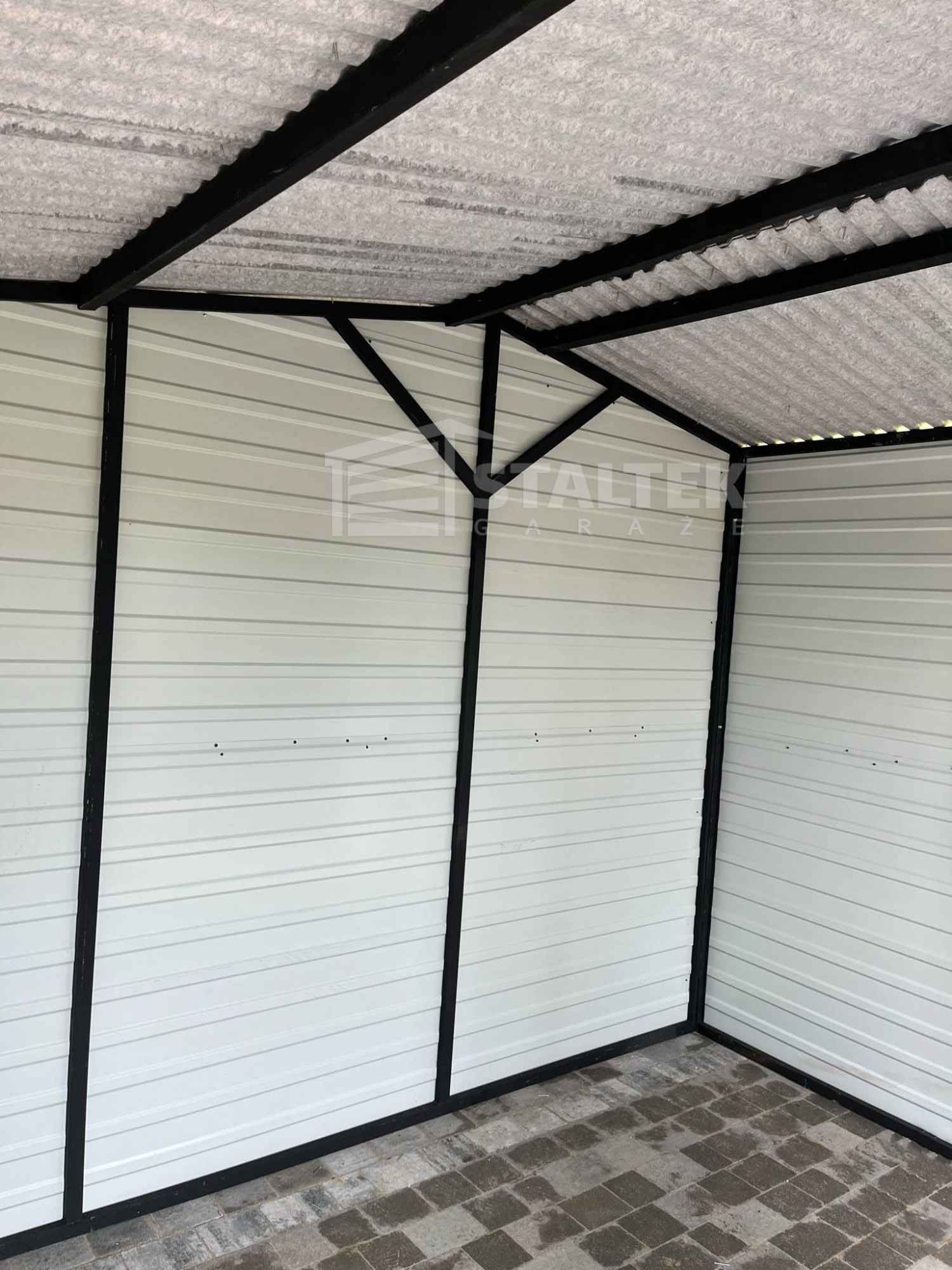 Schowek Domek Ogrodowy 4x2,5m + Wiata 1x2,5m Okno dach rynny ST161 Busko-Zdrój - zdjęcie 5