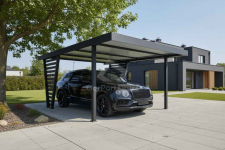 Carport V PREMIUM 4x4,7m Wypełnienie panelami Wiata samochodowa CP166 Sanok - zdjęcie 2