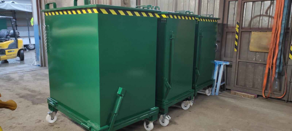 Kontener z otwieranym dnem PMDC 1700 L Kielce - zdjęcie 2