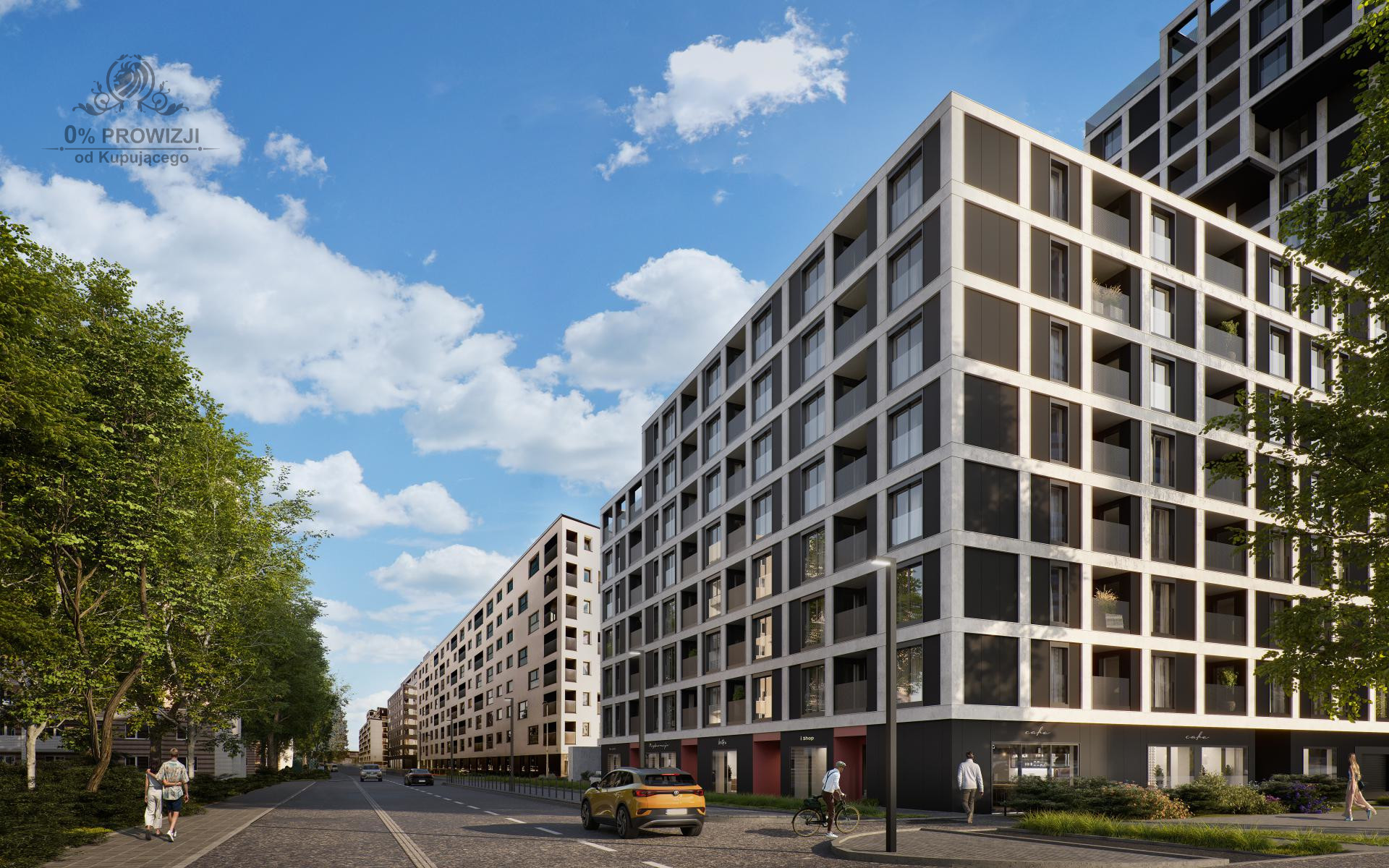 Apartament 2 pokojowy 53,99m2 z tarasem tuż obok SkyTower Wrocław - zdjęcie 6