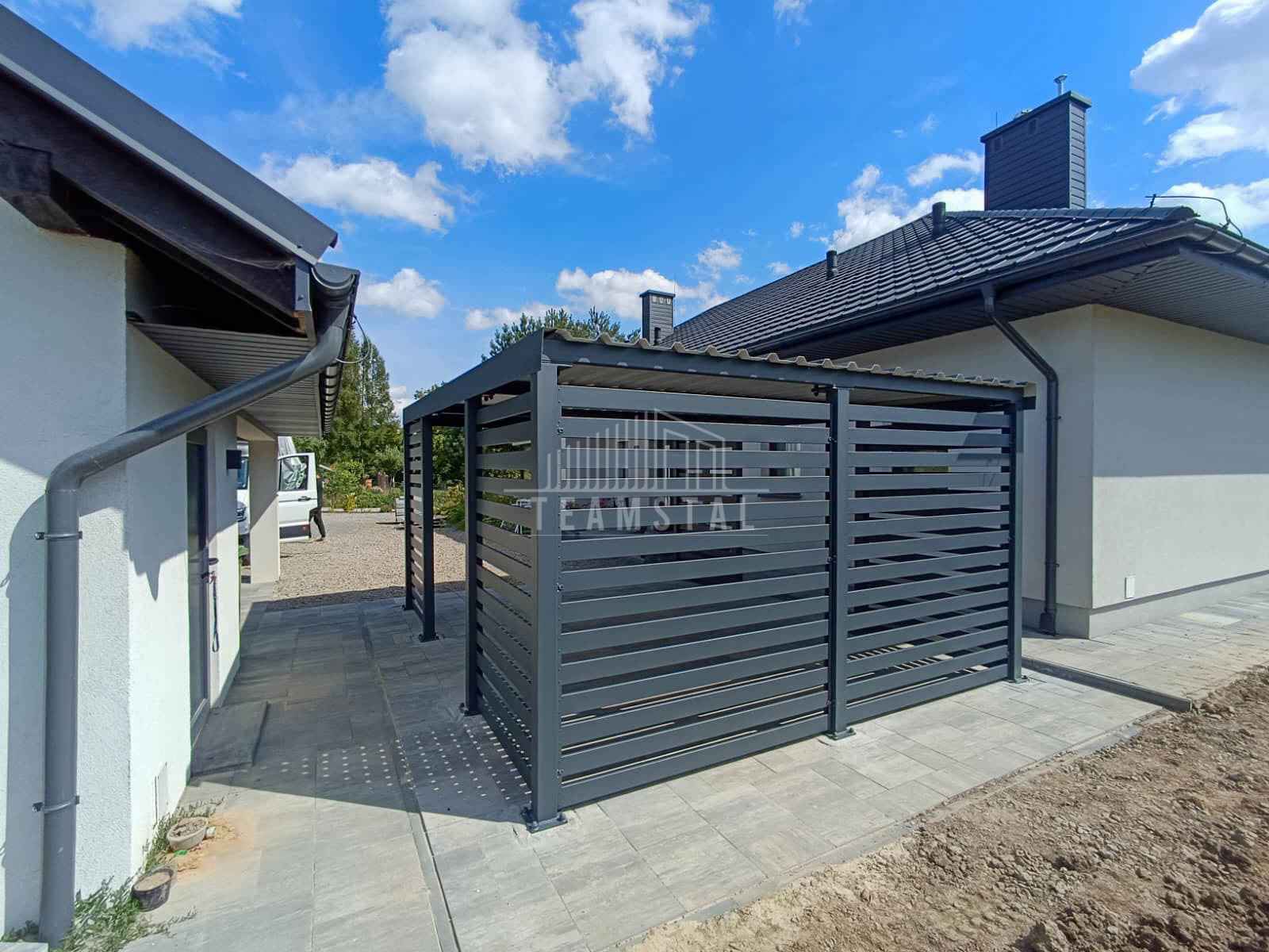 CarPort PREMIUM - wiata samochodowa 4x6 dodatkowa zabudowa TS1112 Leszno - zdjęcie 3