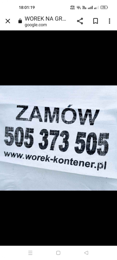 Wywóz gruzu Śląsk W Big Bag 1m3 Dostawa Gratis Zabrze Gliwice Chorzów Zabrze - zdjęcie 1
