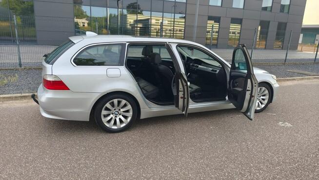 BMW Seria 5 E61 3.0 Diesel 197 KM | M57 | Automat | Hak 2000 kg OKAZJA Pabianice - zdjęcie 5