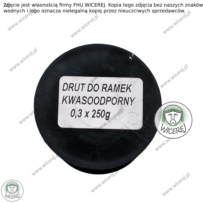 Drut pszczelarski do ramek 0,3mm - 0,25kg Nierdzewny ramki ule Jaśliska - zdjęcie 4