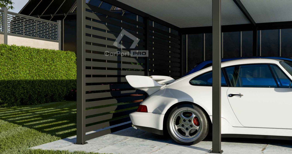 CarPort PREMIUM - wiata samochodowa 6x5,5 - antracyt  CP107 Białogard - zdjęcie 5