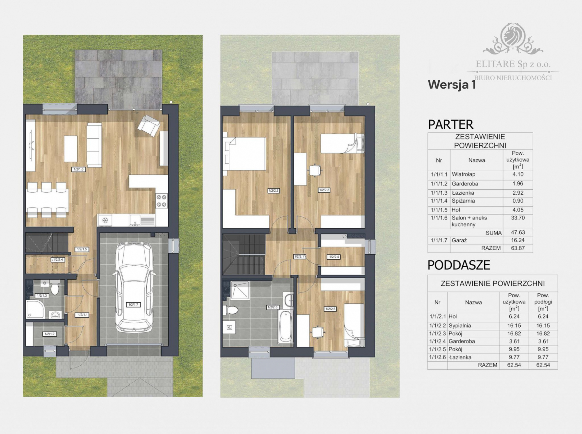Dom o pow. 109,85m2 + garaż16,24m2, pompa ciepła/ Miłoszyce, Jelcz Miłoszyce - zdjęcie 5