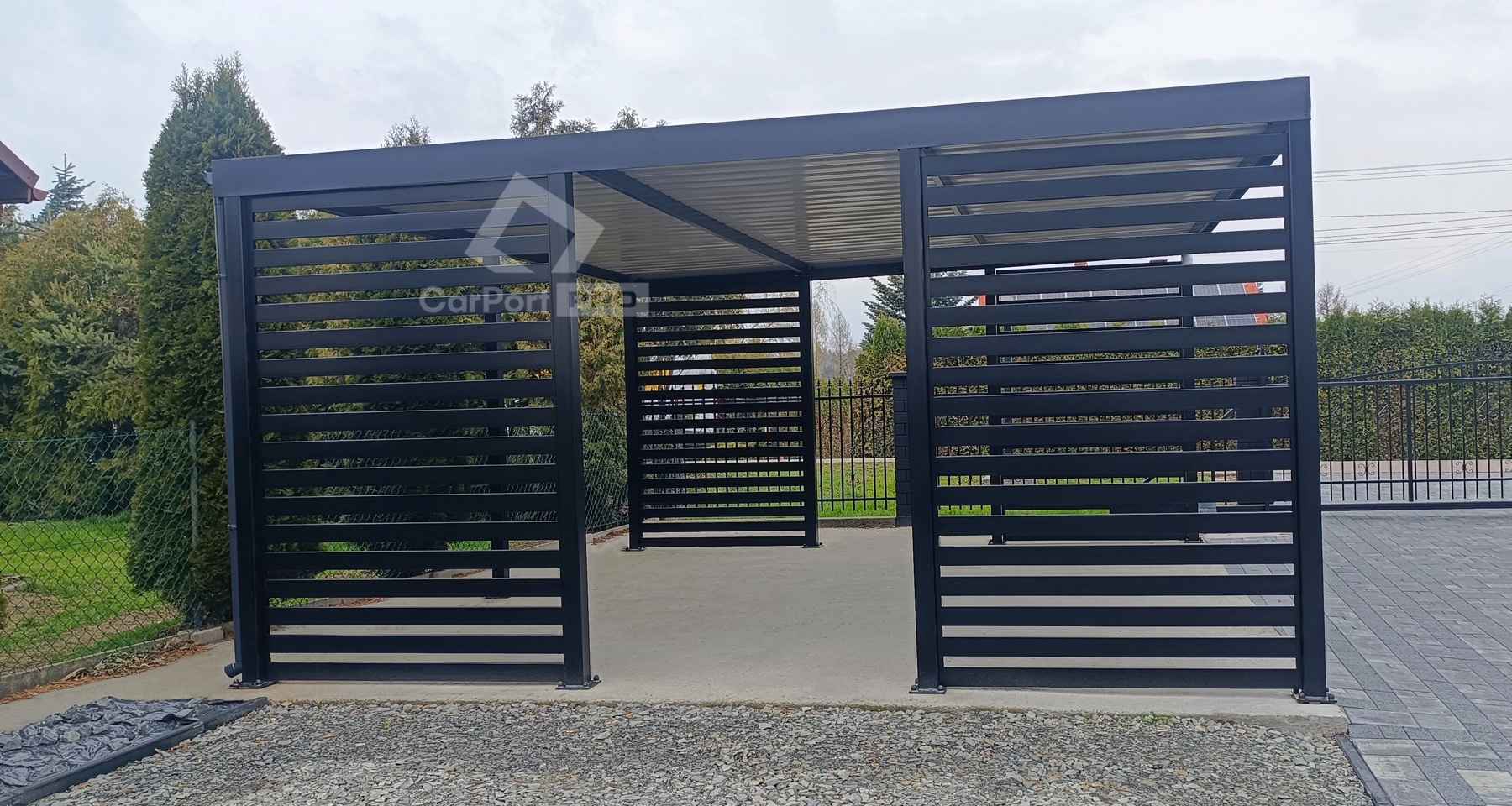 CarPort PREMIUM - wiata samochodowa 5x5 - antracyt   CP115 Oświęcim - zdjęcie 9