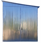 Garaż blaszany 3x12m brama dwuskrzydłowa drzwi okno ocynk dach TS1179