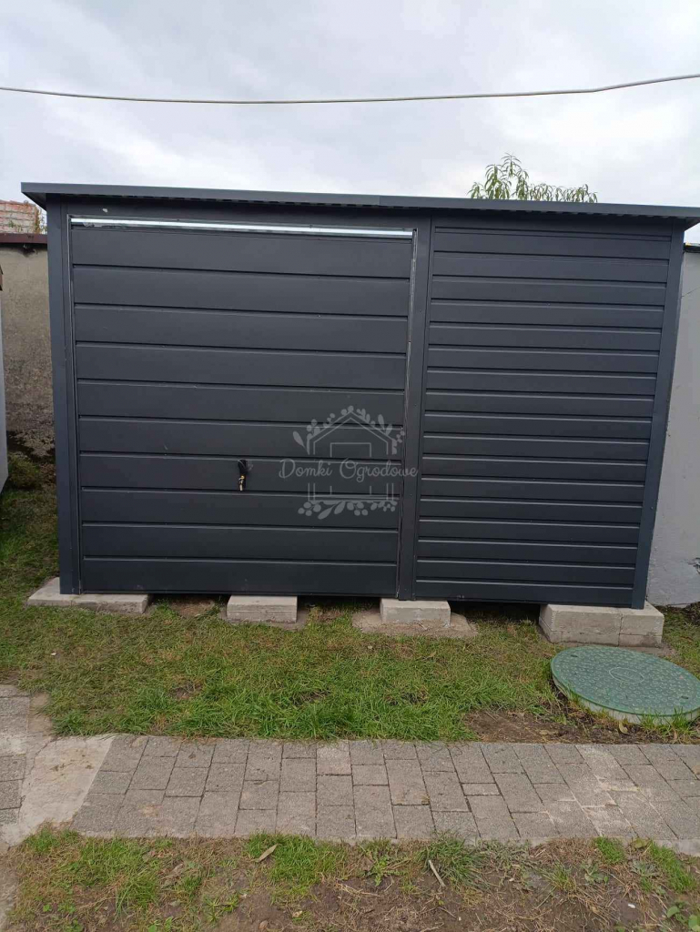 Garaż - Domek ogrodowy - Brama uchylna - Antracyt - rynny   ID764 Białogard - zdjęcie 2