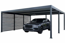 CarPort PREMIUM - wiata samochodowa 6x5  dodatkowa zabudowa ID1178