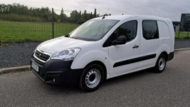 Peugeot Partner Long Tempomat 1.6HDi 2017r Klima Hak Czujniki Ekran