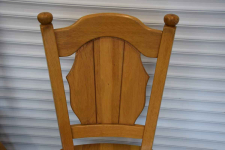 stół rozkładany i 4 krzesła - komplet z drewna dębowego - jak nowy Olsztyn - zdjęcie 10