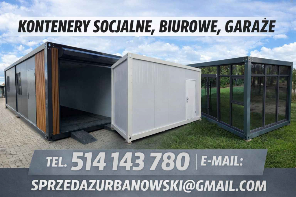 Kontener kontenery socjalne biurowe mieszkalne Maków Mazowiecki - zdjęcie 1