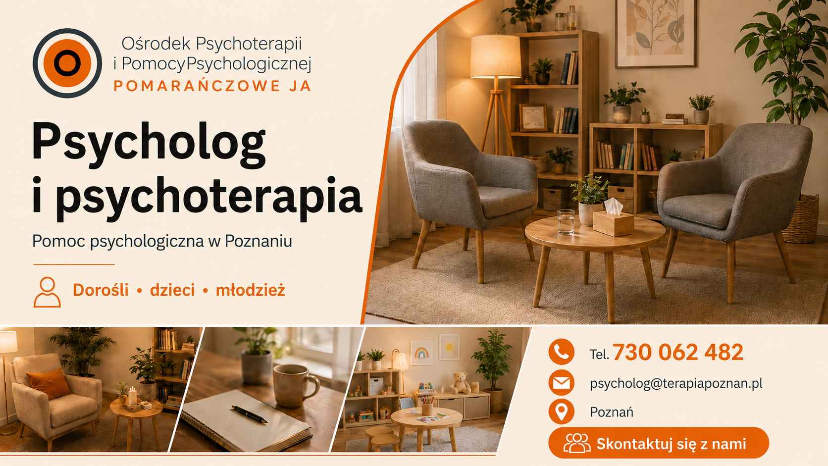 Pomarańczowe Ja - certyfikowany zespół pod regularną superwizją Grunwald - zdjęcie 1