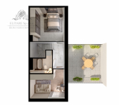 Mieszkanie Atrialne 82,50m2+ogr.17m2+ taras22,1m2+mp/ Jagodno Wrocław - zdjęcie 7