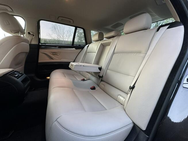 LCI F11 520d LIFT 2.0d 184KM Automat Navi iDrive Pdc Led Jasne wnętrze Wijewo - zdjęcie 11