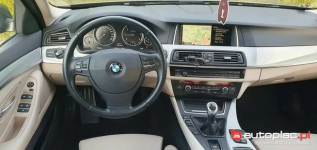 Piękne BMW serii 5 z niezawodnym silnikiem 2.0D, skóry FV23% Wałbrzych - zdjęcie 9