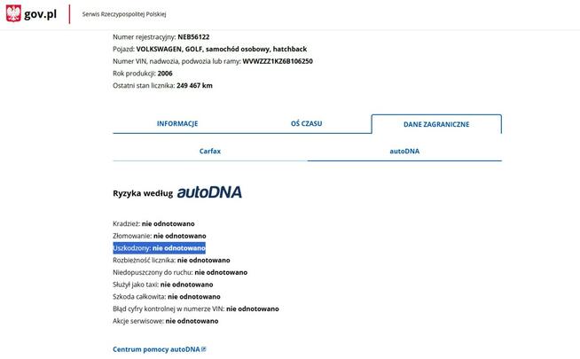 Volkswagen Golf Benzyna Zarejestrowany Ubezpieczony Elbląg - zdjęcie 7