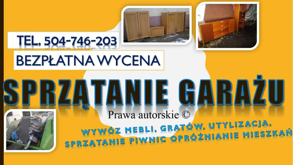 Sprzątanie piwnicy, cennik, tel. 504-746-203, Wrocław, oczyszczenie. Psie Pole - zdjęcie 1