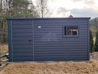 Schowek domek ogrodowy 3,5x2,5m - Drzwi okno  dach spad w tył TS1053 Jarocin - zdjęcie 4