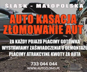 Złomowanie aut -  legalna kasacja pojazdów! Śląsk,Małopolska Krowodrza - zdjęcie 1