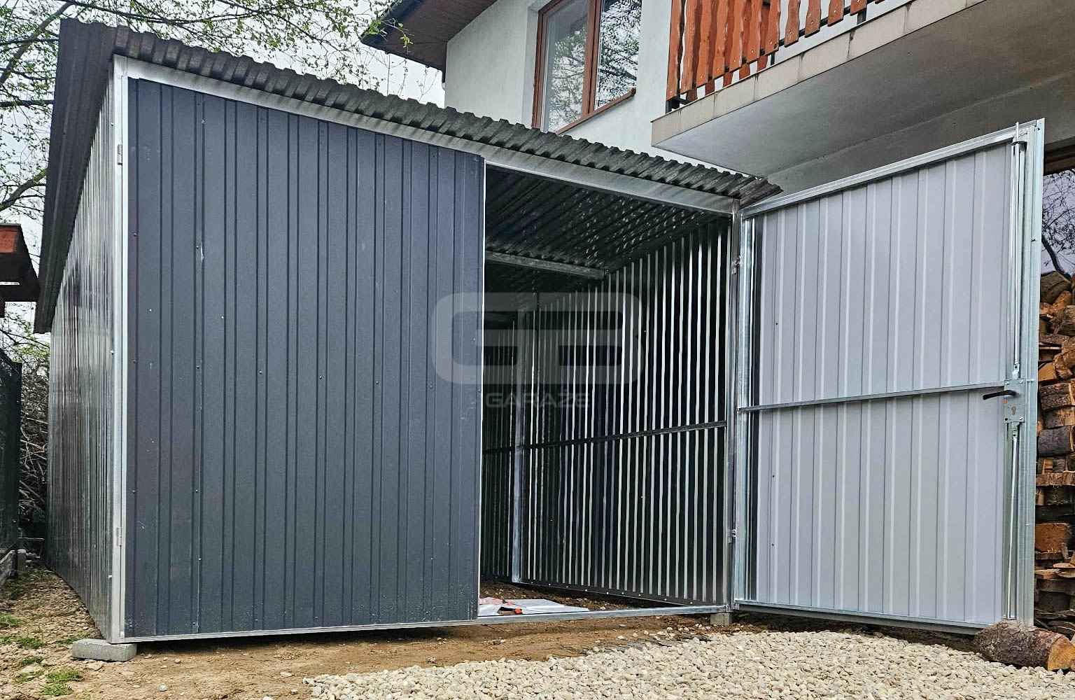 Blaszak 3×5 m II gatunek – wolnostojący – garaż na plac budowy GB105 Kielce - zdjęcie 4