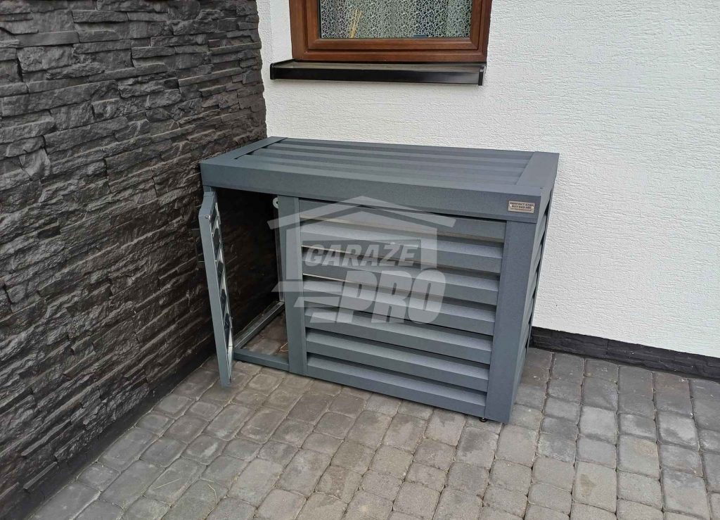 Osłona klimatyzatora - 100x40x80 cm antracyt - drzwiczki GP306 Gdynia - zdjęcie 7