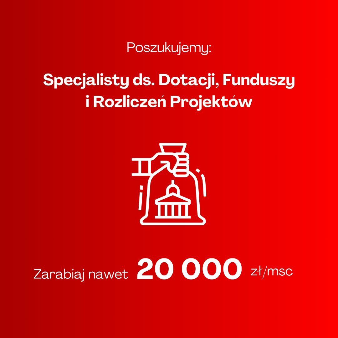 Specjalista ds. Dotacji, Funduszy i Rozliczeń Projektów Rzeszów - zdjęcie 1