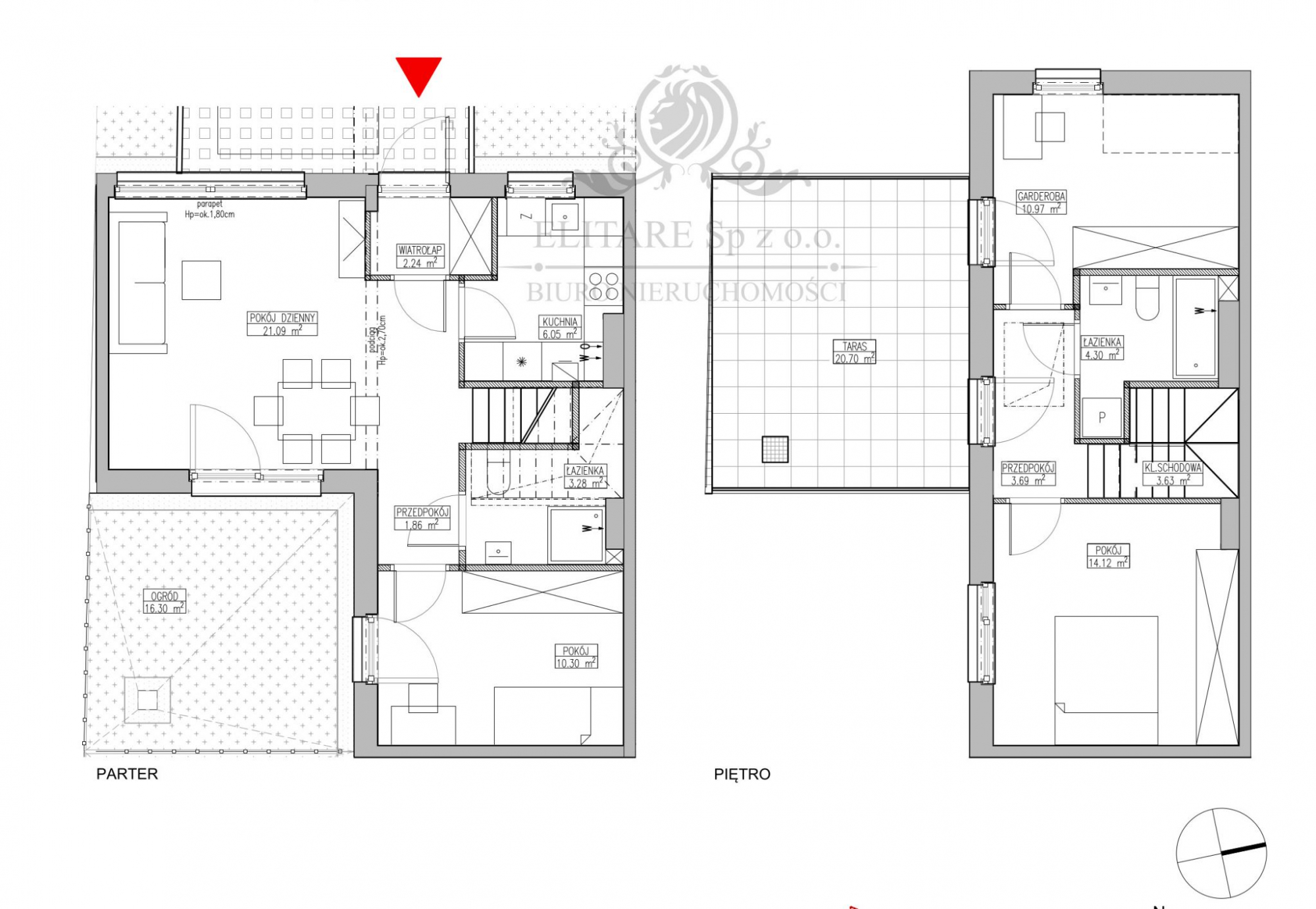 Mieszkanie 81,53m2, taras, ogród, klimatyzacja/ Jagodno Wrocław Wrocław - zdjęcie 10