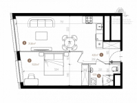 Apartament 46,52m2, 2 pok. /Stare Miasto, Szczepin Wrocław - zdjęcie 4