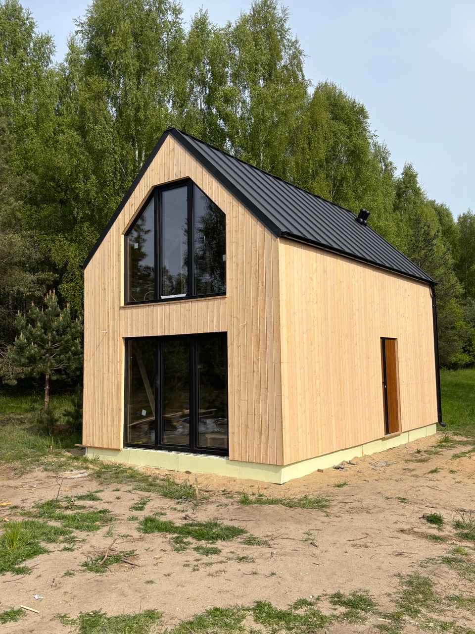 Dom drewniany modułowy Nebraska III projekt + budowa Stara Kiszewa - zdjęcie 4