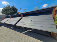 Garaż blaszany 9x5m 3x brama drewnopodobny dach TS1073 Zamość - zdjęcie 5