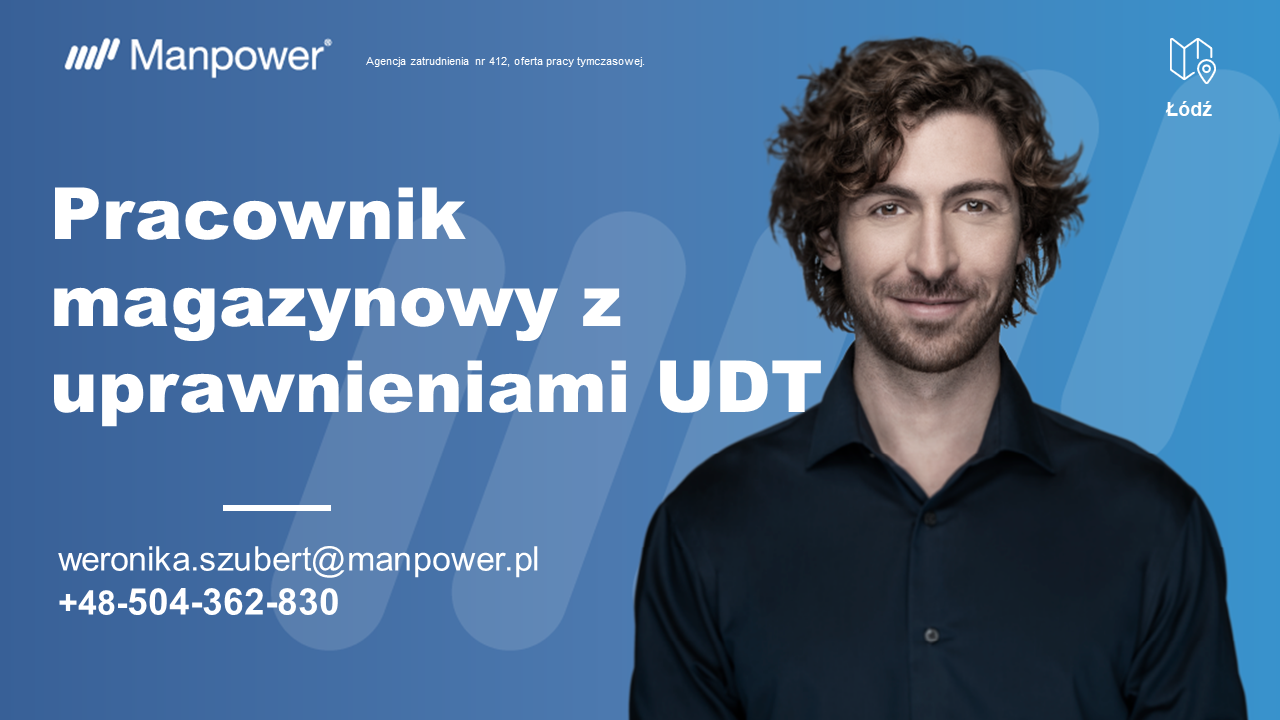 Pracownik magazynowy z uprawnieniami UDT Widzew - zdjęcie 1