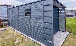 Schowek - Domek Ogrodowy 5x2m + Wiata 0,5m 2x Drzwi - Okno GP437 Krynica-Zdrój - zdjęcie 3