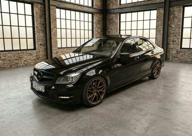 Mercedes C 350 AMG Line gwint alu 19 full opcja Kraków - zdjęcie 3