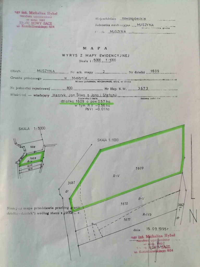 Sprzedam pole. Muszyna - zdjęcie 1