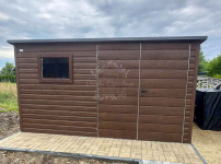 Schowek - domek 4x2 - brama - okno  drewnopodobny ID1060 Sopot - zdjęcie 5