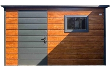 Schowek – Domek ogrodowy 3×2,5 m  jasny orzech – drewnopodobny ID1267