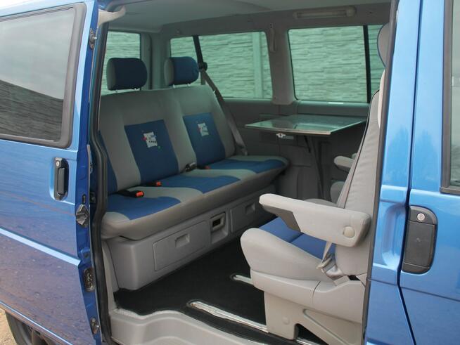 VW T4 Multivan 2.5 TDI 151 KM Klimatronik STOLIK Lodówka ŁÓŻKO 7 Osób Zielenin - zdjęcie 9